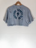 hustler distressed crop
