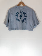 hustler distressed crop